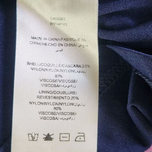 California Moonrise Velvet Boho Dress Size Small Navy Floral Whimsy Goth Gypsy - Picture 4 of 9